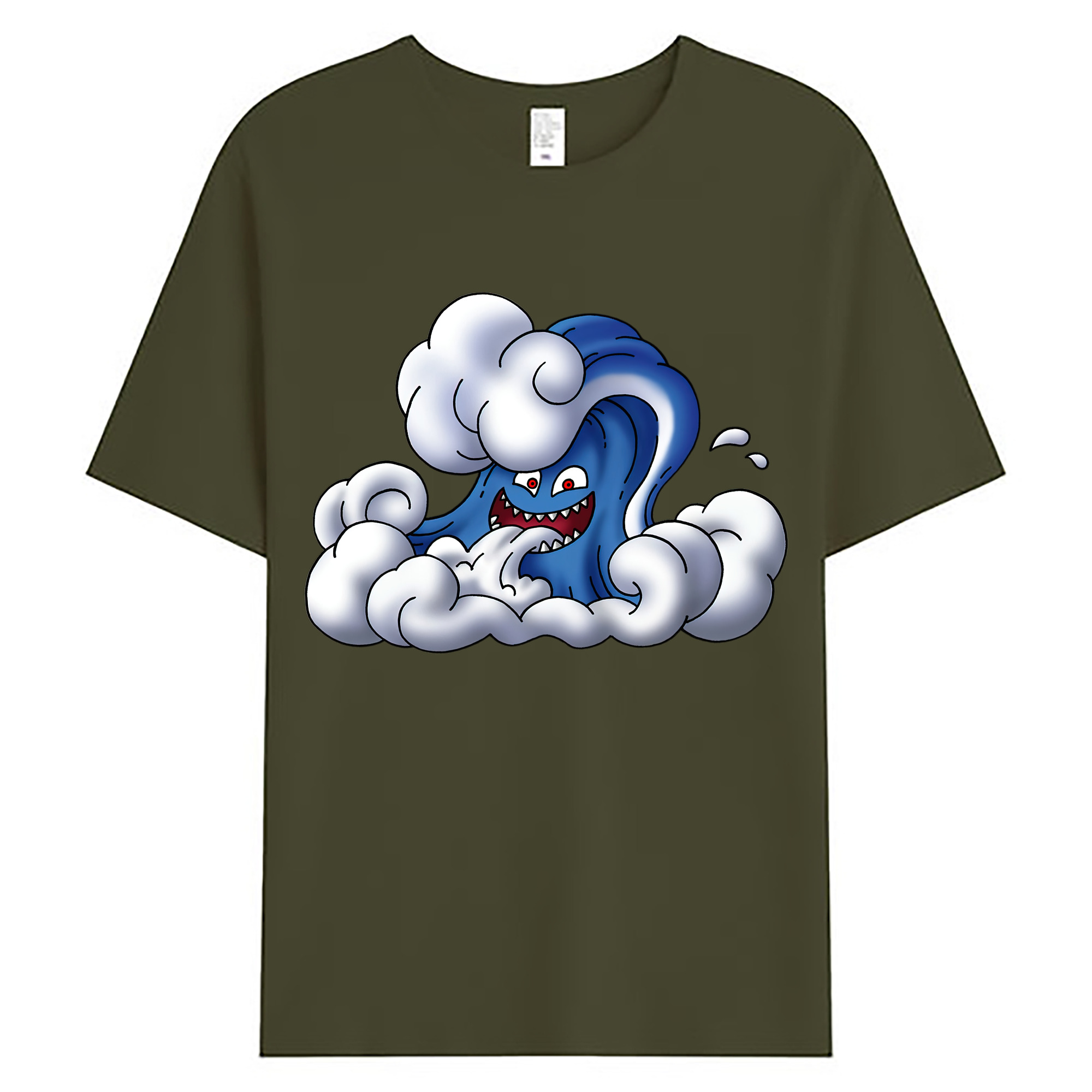 （画像用） ドラゴンクエスト Doragon Kuesuto Dragon Quest 綿100％ メンズ半袖Tシャツ｜肌触りやわらか＆通気性